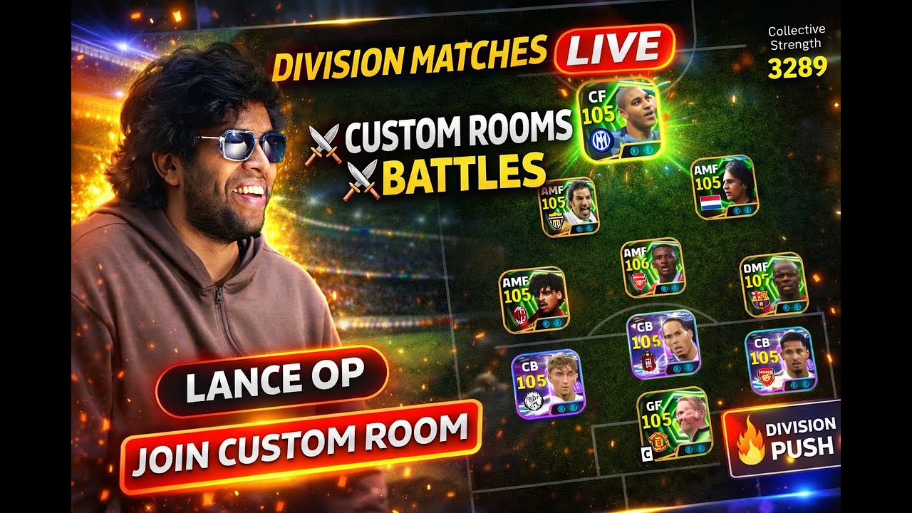 Efootball Live Malayalam Stream - Lance is LIVE!