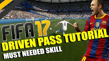FIFA 17 DRIVEN PASS TUTORIAL! EASY WAYS TO IMPROVE POSSESSION | FIFA 17 how to win FIFA 17!!!