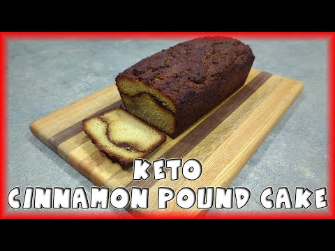 Keto Cinnamon Swirl Pound Cake