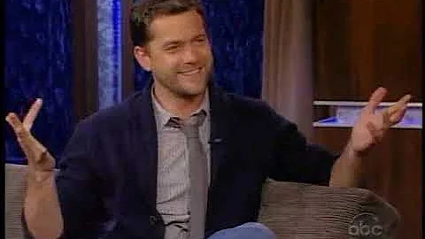 Joshua Jackson on Jimmy Kimmel (2008)