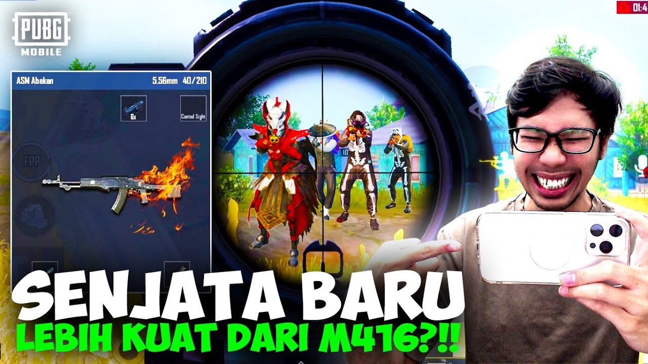 DAPAT 32 KILLS CUMA PAKAI SENJATA BARU ASM ABAKAN! APAKAH LEBIH KUAT DARI M416?! - PUBG MOBILE