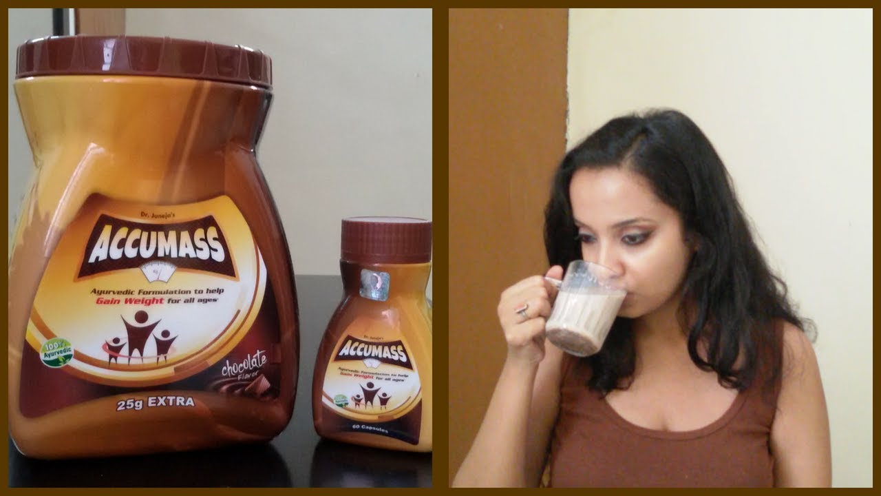Accumass Weight Gain Powder & Capsules Review YouTube