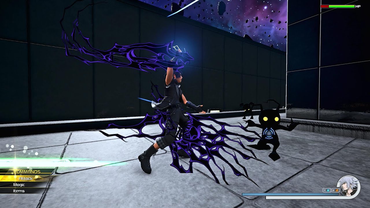 Kingdom Hearts 3 PC Mods Dark Lightning Riku Showcase