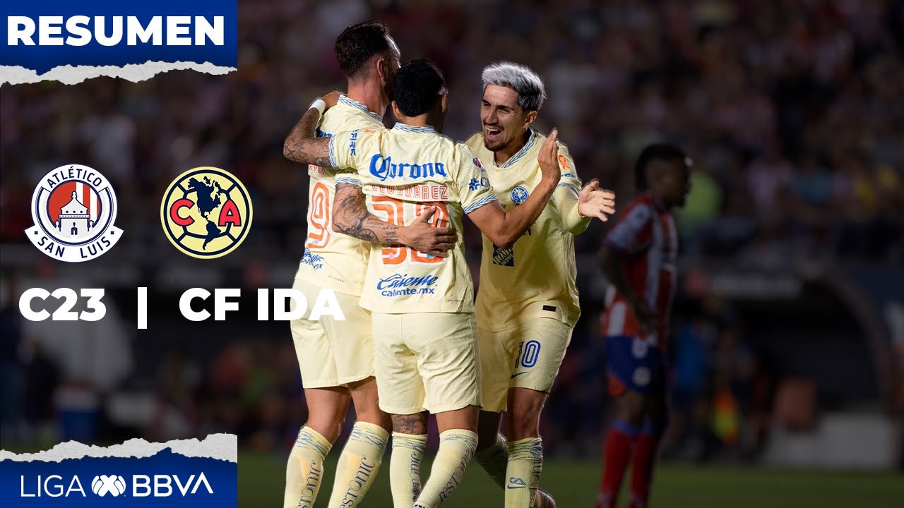 Resumen y Goles | San Luis vs América | Liga BBVA MX | Clausura 2023 ...