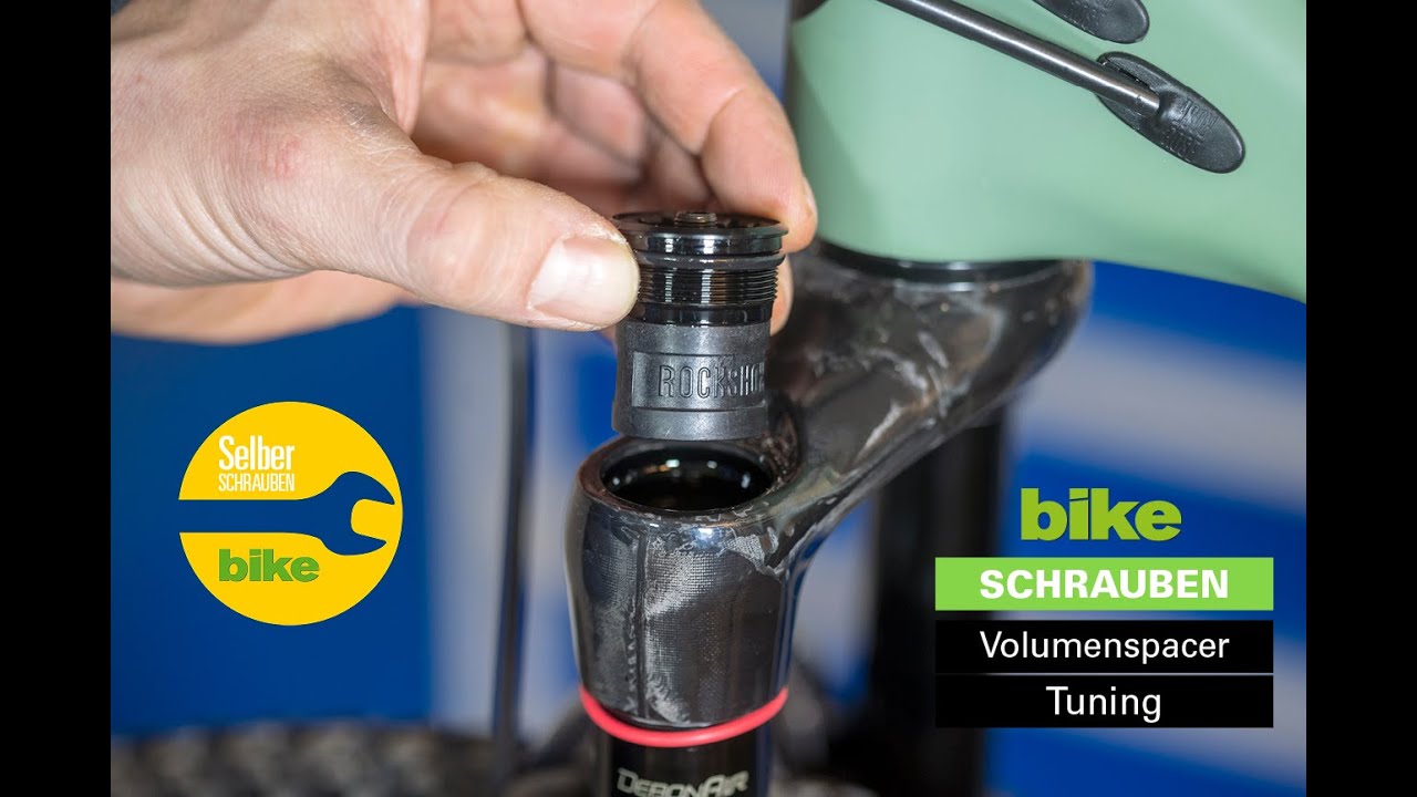 MTB-Federgabel-Tuning mit Volumen-Spacern/Tokens – Anleitung Federkennlinie anpassen - YouTube