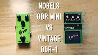 Nobels ODR Mini vs Vintage Nobels ODR-1 (quick clip)