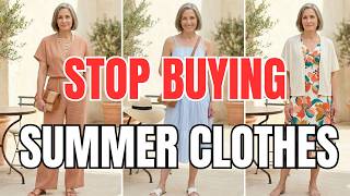 Stop Buying New Summer Clothes !The 55 Plus Wardrobe Hack That Creates 40 Outfits