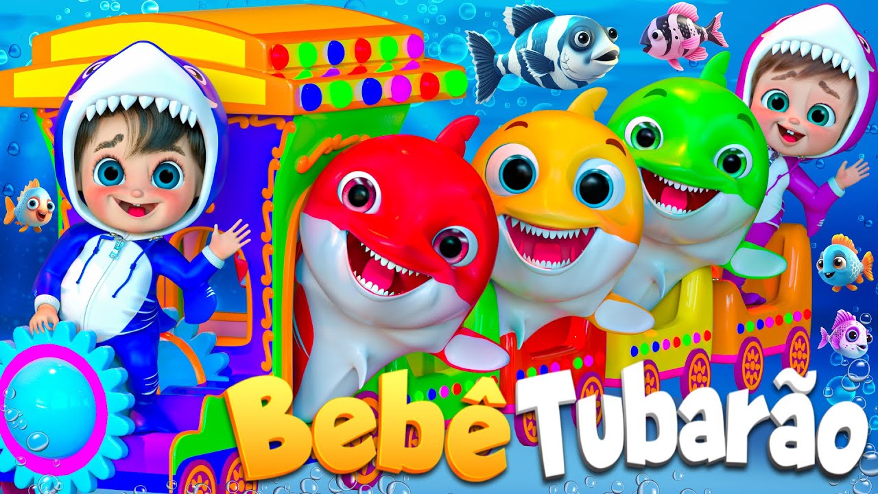 Oceano Divertido com Bebê Tubarão @SuperLucaPortugues #rimasinfantis #musicasinfantis