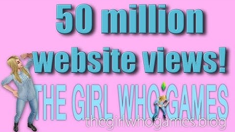 50 million blog views!!