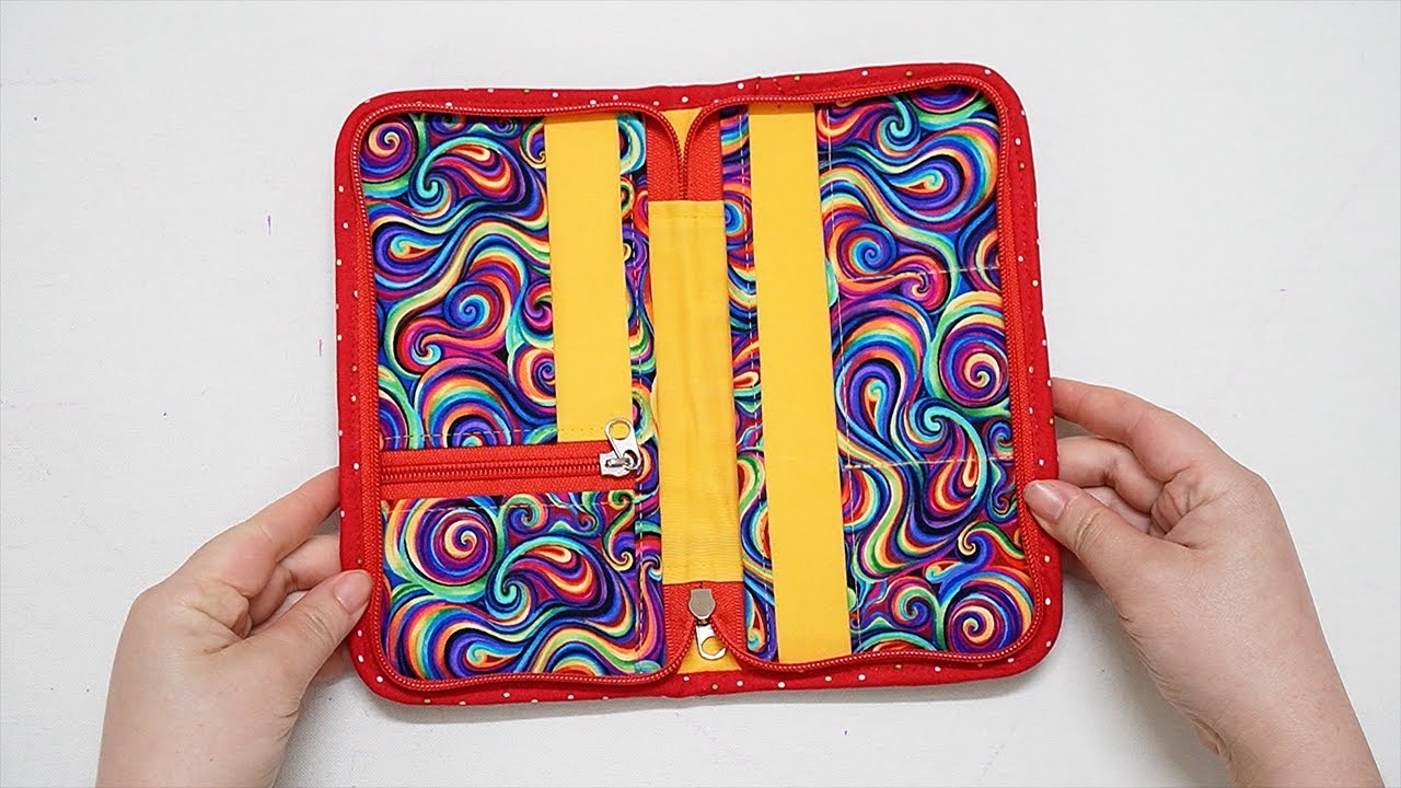 Great sewing idea 💟 Sewing a long wallet with many compartments