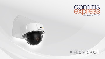 AXIS P54 PTZ Dome Network Camera Series features and video clips