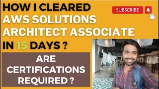 AWS Solutions Architect Preparation Guide |How I cleared in 15 DAYS ?|Are certifications Important ? screenshot 2