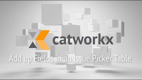 Add up Fields in an Issue Picker Table