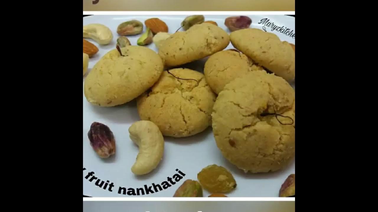 How to make dry fruit cookies/ Dry fruit nankhatai recipe /Nankhatai