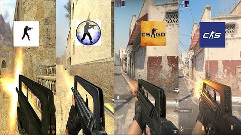 (Famas/Clarion) | CS1.6 vs CSS vs CS:GO vs CS2          #csgo #cs2