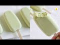 Mung Bean Ice Cream Recipe 绿豆沙牛乳雪糕食谱 Recette de crème glacée aux haricots mungo