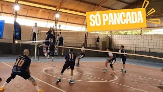 Jogo Difícil Contra 2 Canhotos Com Saque Forte