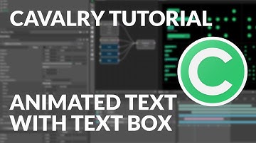 Cavalry Tutorial - How to animate and rig a text box [and dynamically render more]