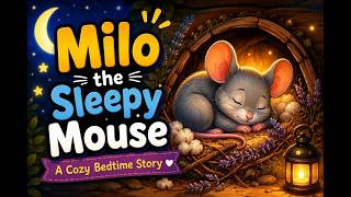 Milo the Sleepy Mouse 🐭 | A Gentle Story to Help Kids Sleep