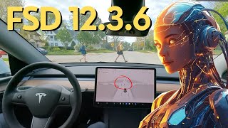 My First Drive with Tesla FSD 12.3.6  Full Neural Network Artificial Intelligence