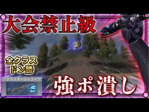 汎用性抜群！！プラベでほぼ禁止のクラス！！【全クラスでドン勝！！クラスターストライク編】