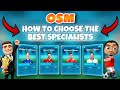 Choose the best specialists in online soccer manager and win more games   osm 2021