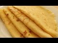 Basic french crepes recipe  crepe batter just in a minute