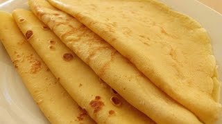 Basic French Crepes Recipe - Crepe Batter just in a minute