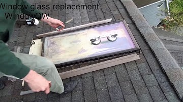 How to replace the broken glass windows