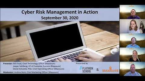 Webinar: Cyber Risk Management in Action