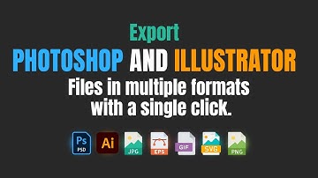 Photoshop and Illustrator Magic Export | Export Multiple format File with a Click