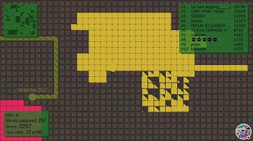 My first video on YouTube playing  splix.io