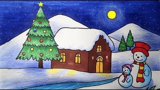 Dạy Bé Vẽ Tranh Giáng Sinh - How to draw Christmas pictures
