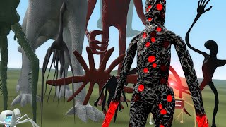 NEW THE GIANT WITH RED DOTS VS TREVOR HENDERSON CREATURES!! (Trevor Henderson Mod Pack) - GMod