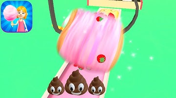 Cotton Candy Run - NEW BIG UPDATE! Max Level Mobile Game All Levels iOS Android Pro Gamer 3D HH6WzyM