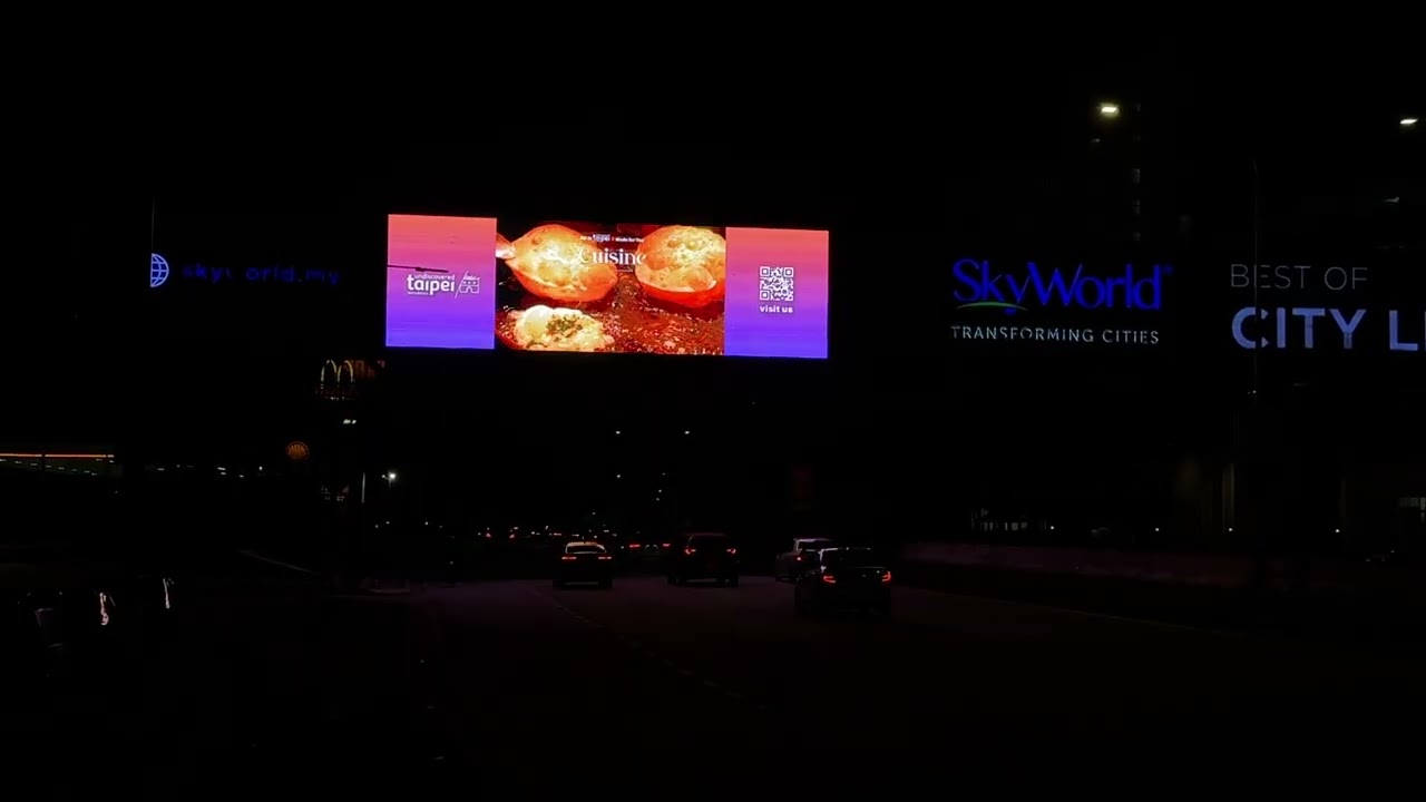Ampang Hilir Nearby MRR2 Digital Billboard Advertising Malaysia Nearby Skyworld DOOH Advertising