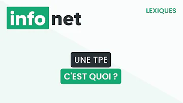 Quelle est la signification du sigle TPE ?