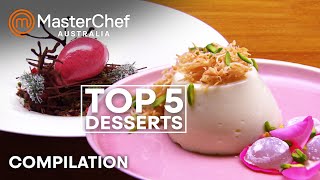 Top 5 Dessert Recipes | MasterChef Australia | MasterChef World