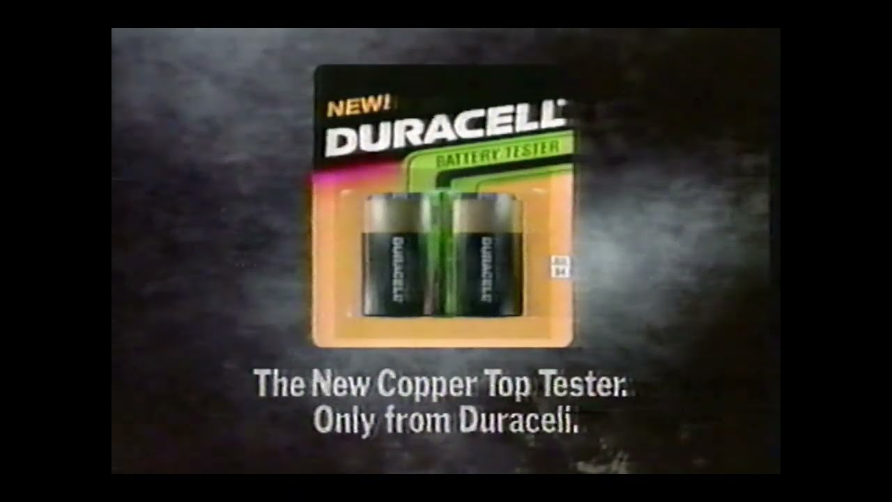 Vintage Duracell Battery Tester Commercial TV Ad