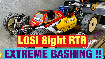 LOSI 8ight RTR LRP .28 EXTREME BASHING !!