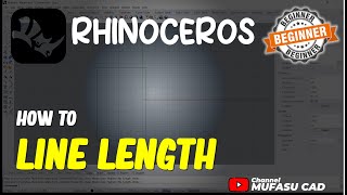 Rhinoceros How To Line Length by Mufasu CAD 155 views 2 weeks ago 1 minute, 28 seconds