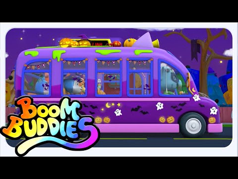 Canzone di Halloween Wheels On The Bus | Video Animati Divertenti per Bambini