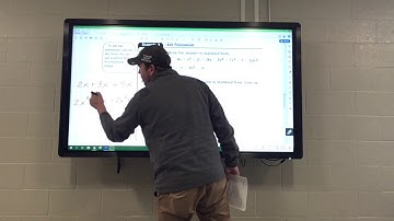 10.1: Adding and Subtracting Polynomials (Alg Essentials)