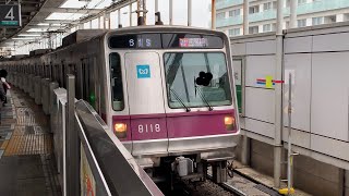 メトロ半蔵門線8000系(8118F) 急行　南栗橋　東急二子玉川駅発車