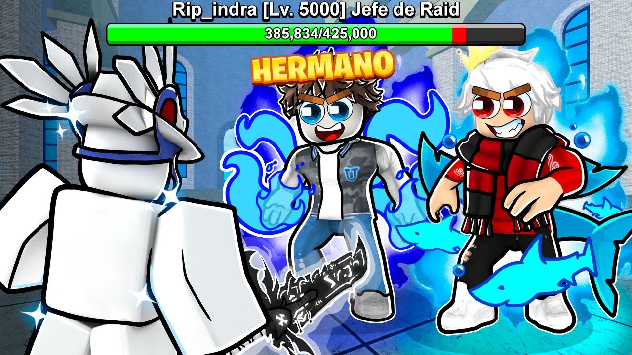 Mi Hermano Derroto a Rip_Indra en Blox Fruits