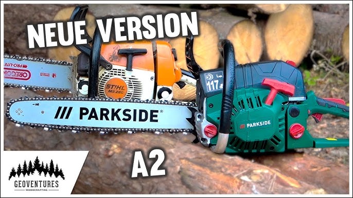 Benzin Kettensäge PBKS 53 A1 von PARKSIDE® - YouTube