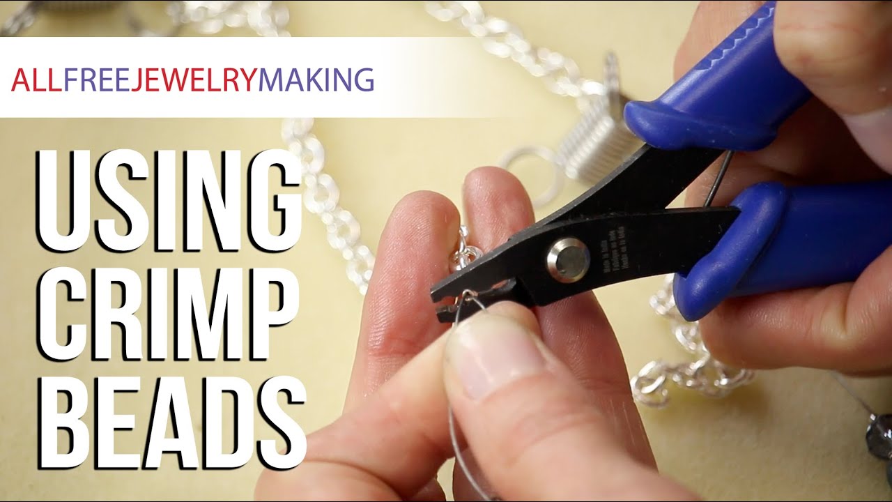 How to Use Crimp Beads - Shape, Tools, Size Chart  Crimp beads, Beading  tools, Diy jewelry making tutorials
