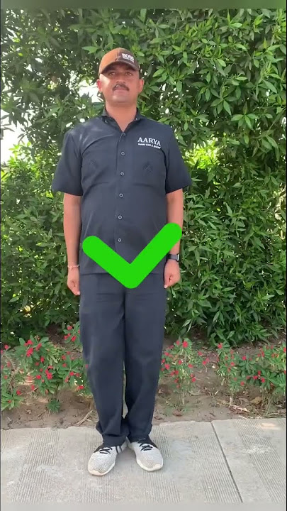 Salute kaise marte hai || How to Salute security #securityguard #training