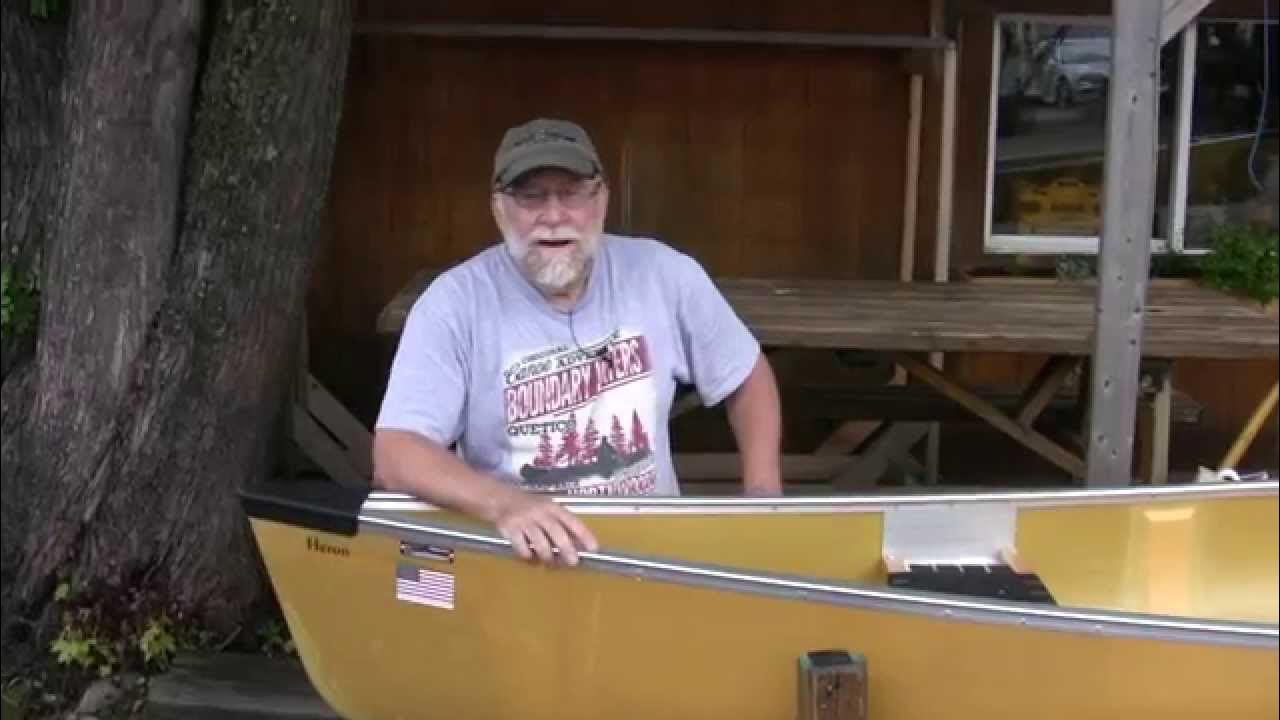 Wenonah Heron Canoe Boundary Waters Catalog YouTube