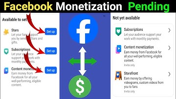 Content Monetization Submitted Problem 🤔 | Facebook content monetization in review problem